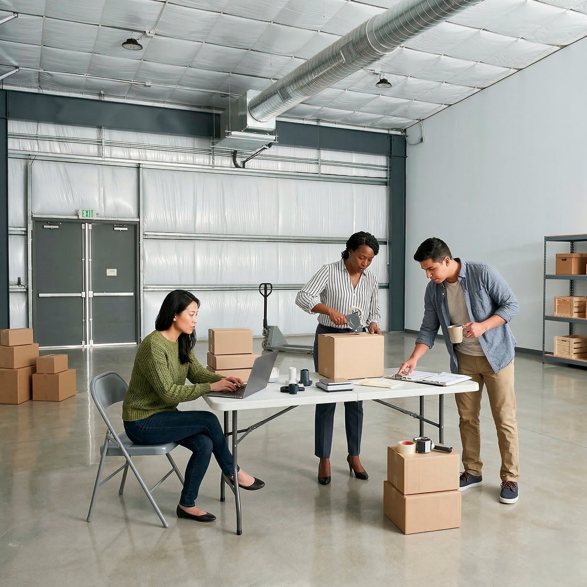 Warehouse for startups