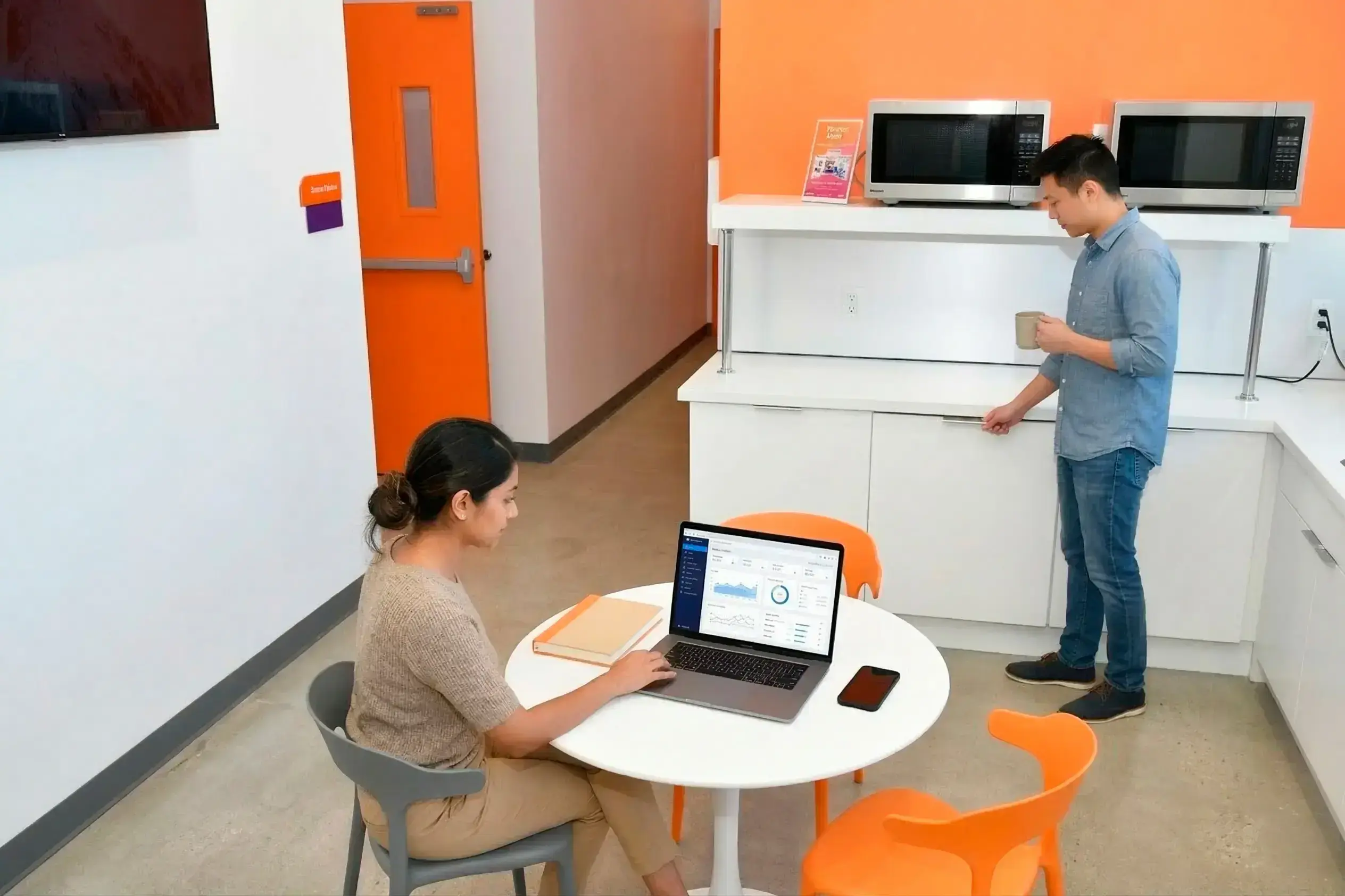 Lunch area for startups