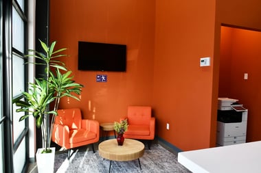 Reception area