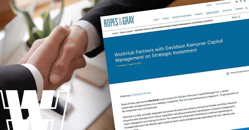 WorkHub & Davidson Kempner Announce Strategic Investment - Aug 15